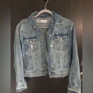 Zara Classic Blue Denim Jacket